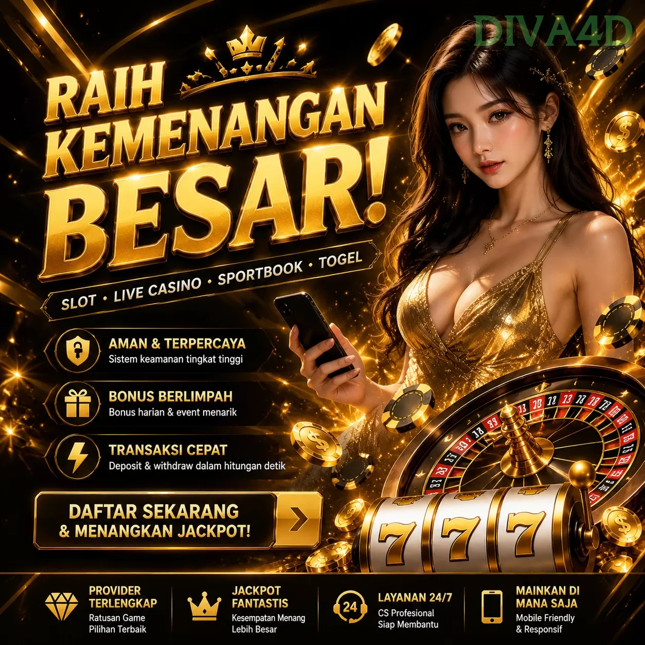 Main diva4dq Menang Jackpot Besar